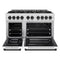 Autograph Edition 48 in. 6.7 cu. ft. Select Double Oven Dual Fuel Range with 8 Burner Gas Cooktop