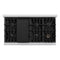 48 in. 6.7 cu. ft. Select Double Oven Dual Fuel Range with 8 Burner Gas Cooktop