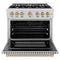Autograph Edition 36 in. 5.2 cu. ft. Select Dual Fuel Range with 6 Burner Gas Cooktop and Electric Convection Oven