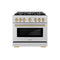 Autograph Edition 36 in. 5.2 cu. ft. Select Dual Fuel Range with 6 Burner Gas Cooktop and Electric Convection Oven