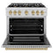 Autograph Edition 36 in. 5.2 cu. ft. Select Dual Fuel Range with 6 Burner Gas Cooktop and Electric Convection Oven