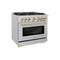 Autograph Edition 36 in. 5.2 cu. ft. Select Dual Fuel Range with 6 Burner Gas Cooktop and Electric Convection Oven