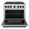 Autograph Edition 36 in. 5.2 cu. ft. Select Dual Fuel Range with 6 Burner Gas Cooktop and Electric Convection Oven