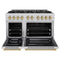 Autograph Edition 48 in. 6.7 cu. ft. Select Double Oven Dual Fuel Range with 8 Burner Gas Cooktop