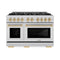Autograph Edition 48 in. 6.7 cu. ft. Select Double Oven Dual Fuel Range with 8 Burner Gas Cooktop