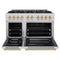 Autograph Edition 48 in. 6.7 cu. ft. Select Double Oven Dual Fuel Range with 8 Burner Gas Cooktop