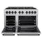 Autograph Edition 48 in. 6.7 cu. ft. Select Double Oven Dual Fuel Range with 8 Burner Gas Cooktop