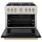 Autograph Edition 36 in. 5.2 cu. ft. Select Dual Fuel Range with 6 Burner Gas Cooktop and Electric Convection Oven