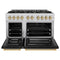 Autograph Edition 48 in. 6.7 cu. ft. Select Double Oven Dual Fuel Range with 8 Burner Gas Cooktop