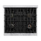 Autograph Edition 30 in. 4.2 cu. ft. Select Dual Fuel Range with 4 Burner Gas Cooktop and Electric Convection Oven
