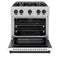 Autograph Edition 30 in. 4.2 cu. ft. Select Dual Fuel Range with 4 Burner Gas Cooktop and Electric Convection Oven