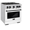 Autograph Edition 30 in. 4.2 cu. ft. Select Dual Fuel Range with 4 Burner Gas Cooktop and Electric Convection Oven