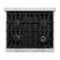 Autograph Edition 30 in. 4.2 cu. ft. Select Dual Fuel Range with 4 Burner Gas Cooktop and Electric Convection Oven