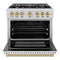Autograph Edition 36 in. 5.2 cu. ft. Select Dual Fuel Range with 6 Burner Gas Cooktop and Electric Convection Oven