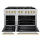 Autograph Edition 48 in. 6.7 cu. ft. Select Double Oven Dual Fuel Range with 8 Burner Gas Cooktop