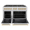Autograph Edition 48 in. 6.7 cu. ft. Select Double Oven Dual Fuel Range with 8 Burner Gas Cooktop