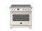 36 inch Induction Range, 5 Heating Zones and Cast Iron Griddle, Electric Self-Clean Oven