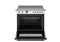 36 inch Induction Range, 5 Heating Zones and Cast Iron Griddle, Electric Self-Clean Oven