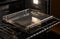 36 inch Dual Fuel Range, 6 Brass Burner and Cast Iron Griddle, Electric Self-Clean Oven - Gold Accents