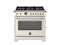 36 inch Dual Fuel Range, 6 Brass Burner and Cast Iron Griddle, Electric Self-Clean Oven