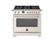 36 inch Dual Fuel Range, 6 Brass Burner and Cast Iron Griddle, Electric Self-Clean Oven