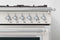 36 inch Dual Fuel Range, 6 Brass Burner and Cast Iron Griddle, Electric Self-Clean Oven