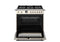 36 inch All Gas Range, 6 Brass Burners and Cast Iron Griddle