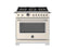 36 inch All Gas Range, 6 Brass Burners and Cast Iron Griddle