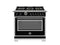 36 inch All Gas Range, 6 Brass Burners and Cast Iron Griddle