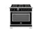 36 inch All Gas Range, 6 Brass Burners and Cast Iron Griddle