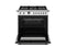 36 inch All Gas Range, 6 Brass Burners and Cast Iron Griddle