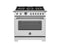 36 inch All Gas Range, 6 Brass Burners and Cast Iron Griddle