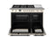 48 inch All-Gas Range 6 Brass Burner and Griddle