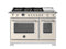 48 inch All-Gas Range 6 Brass Burner and Griddle