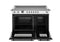48 inch Induction Range, 6 Heating Zones and Cast Iron Griddle, Electric Self-Clean Oven