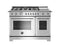 48 inch All-Gas Range 6 Brass Burner and Griddle