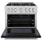 36 in. 5.2 cu. ft. Select Gas Range with 6 Burner Cooktop and Convection Gas Oven