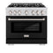 36 in. 5.2 cu. ft. Select Gas Range with 6 Burner Cooktop and Convection Gas Oven