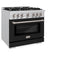 36 in. 5.2 cu. ft. Select Gas Range with 6 Burner Cooktop and Convection Gas Oven