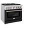 36 in. 5.2 cu. ft. Select Gas Range with 6 Burner Cooktop and Convection Gas Oven