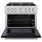 36 in. 5.2 cu. ft. Select Gas Range with 6 Burner Cooktop and Convection Gas Oven