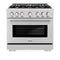 36 in. 5.2 cu. ft. Select Gas Range with Convection Gas Oven