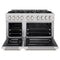 48 in. 6.7 cu. ft. Select Double Oven Gas Range