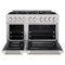 48 in. 6.7 cu. ft. Select Double Oven Gas Range
