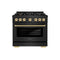 Autograph Edition 36 in. 5.2 cu. ft. Select Gas Range with 6 Burner Cooktop and Convection Gas Oven