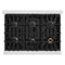 36 in. 5.2 cu. ft. Select Gas Range with 6 Burner Cooktop and Convection Gas Oven