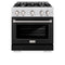 30 in. 4.2 cu. ft. Select Gas Range with 4 Burner Cooktop and Convection Gas Oven