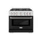 36 in. 5.2 cu. ft. Select Gas Range with 6 Burner Cooktop and Convection Gas Oven