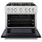 36 in. 5.2 cu. ft. Select Gas Range with 6 Burner Cooktop and Convection Gas Oven