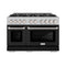 48 in. 6.7 cu. ft. Select Double Oven Gas Range with 8 Burner Cooktop